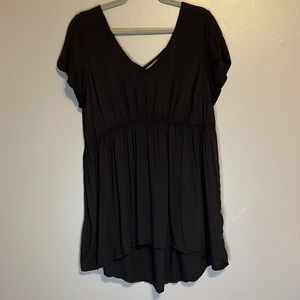 Torrid Black Flowy Top